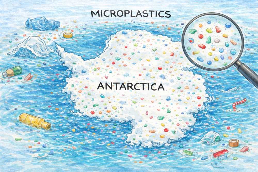 Antarctica microplastics