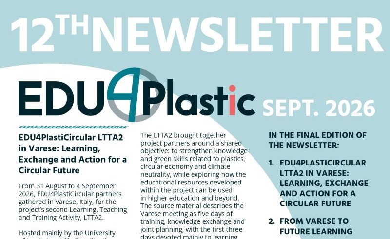 EDU4PlastiC - Newsletter 12